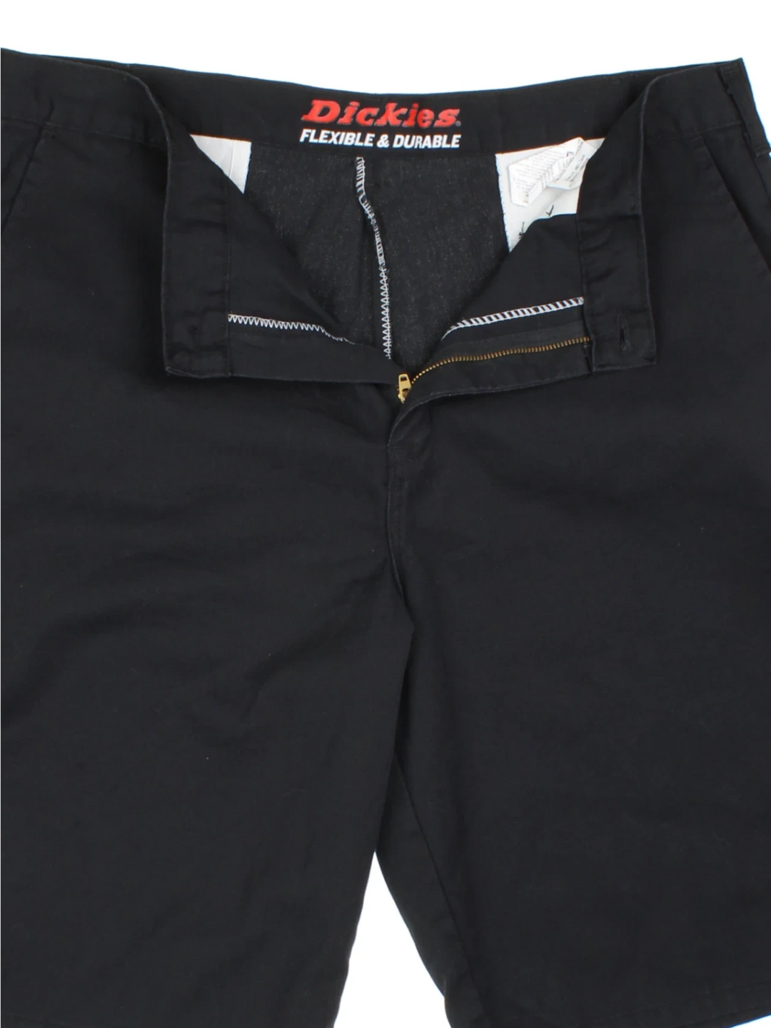 Dickies Black Cotton Workwear Shorts(Size XL)