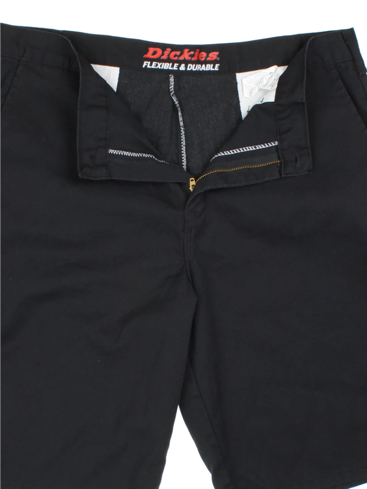 Dickies Black Cotton Workwear Shorts(Size XL)