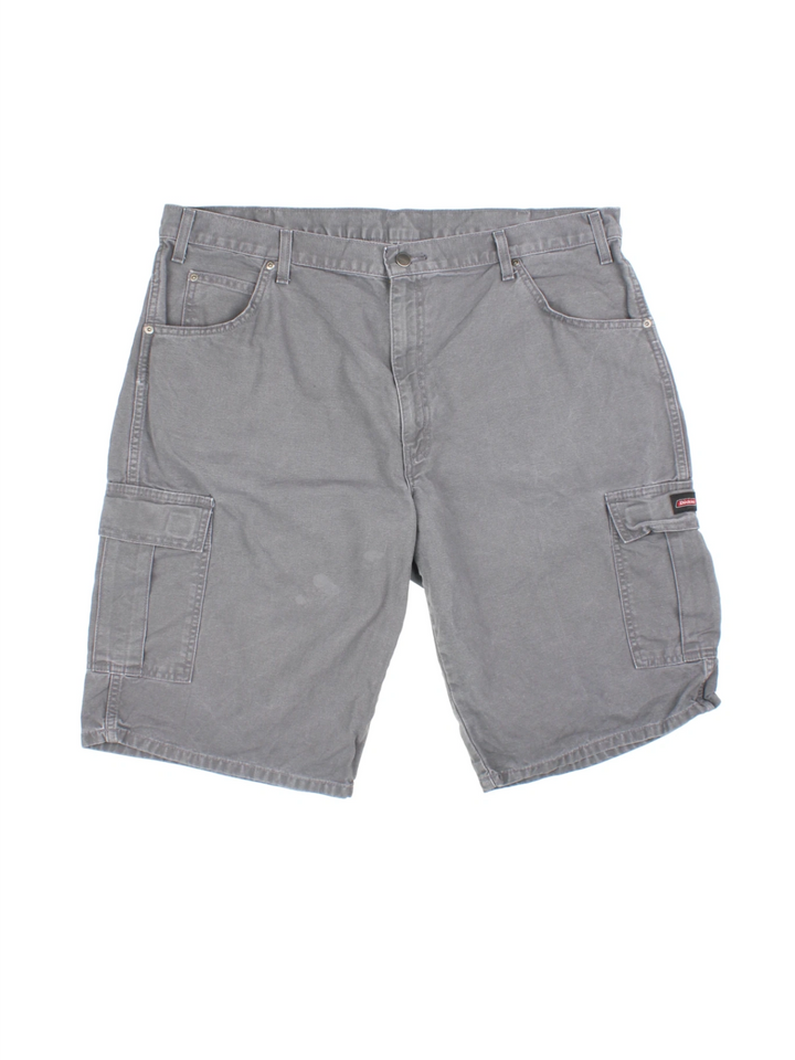 Dickies Grey Cotton Cargo Shorts (Size XL)