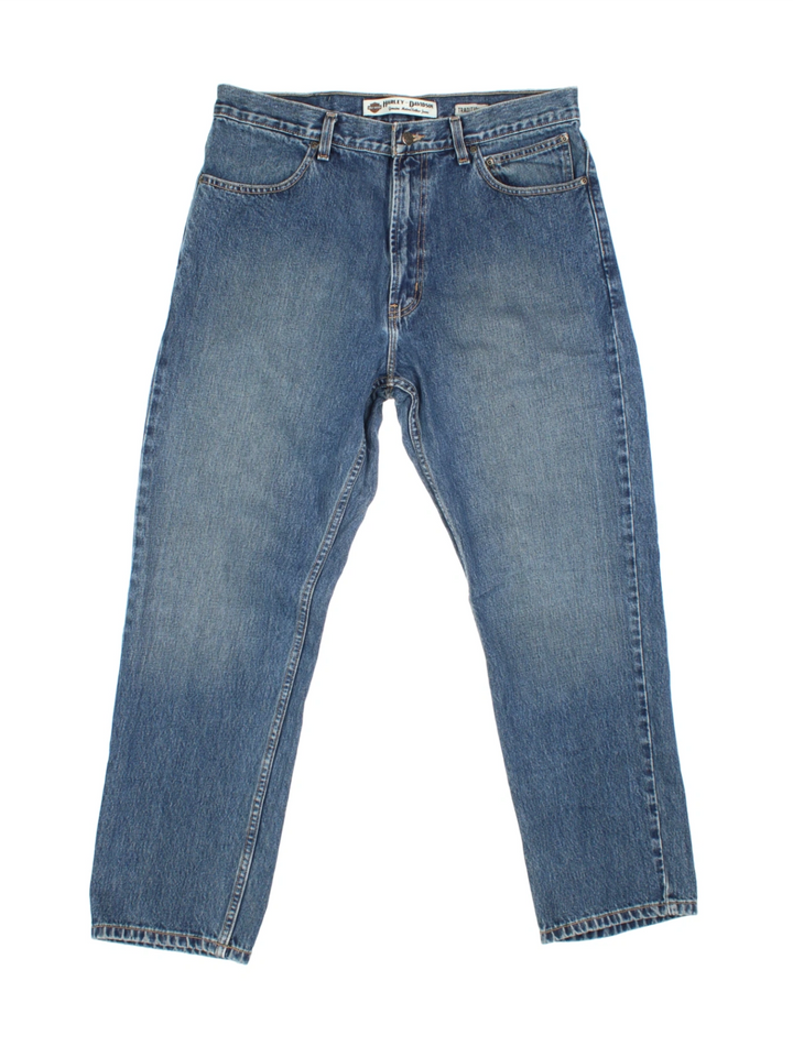 Harley-Davidson Classic Blue Denim Jeans (Size XL)