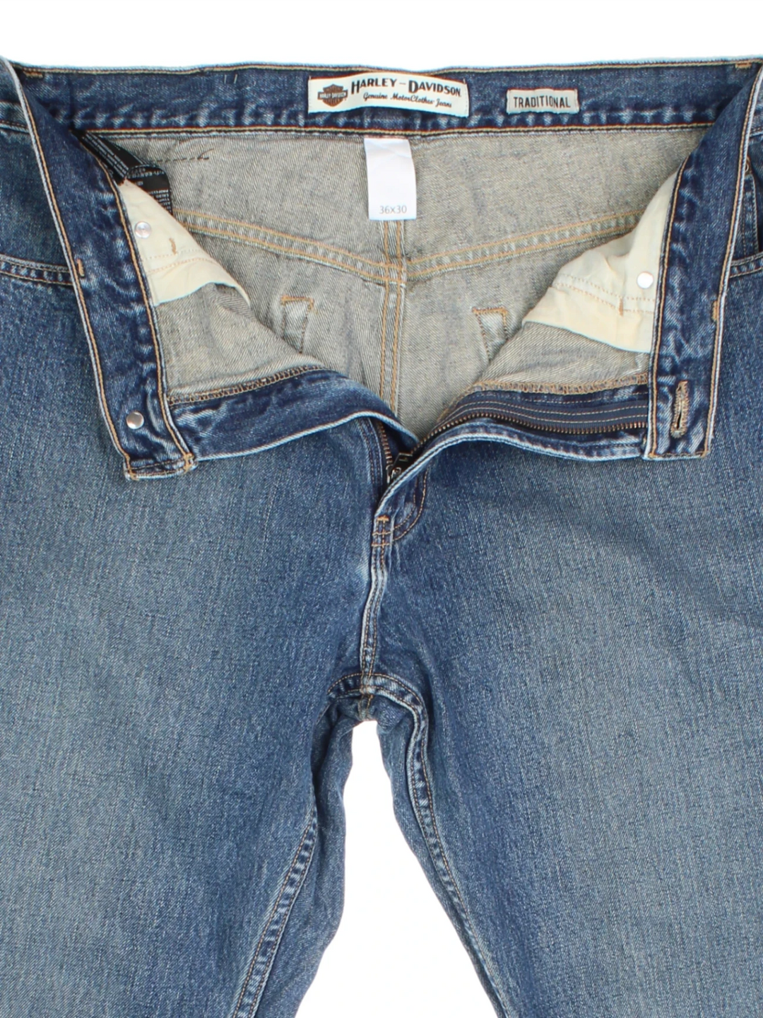 Harley-Davidson Classic Blue Denim Jeans (Size XL)