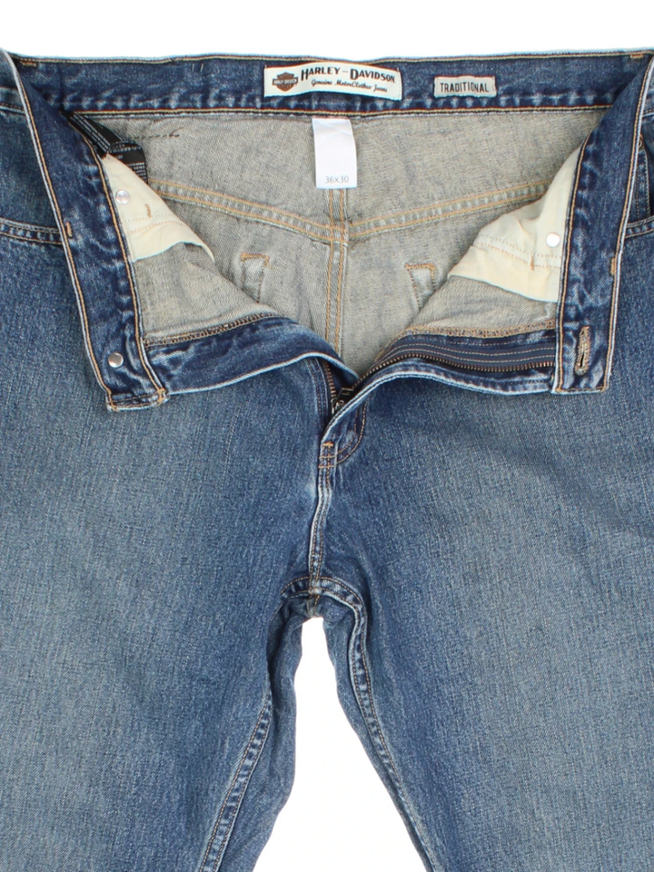 Harley-Davidson Classic Blue Denim Jeans (Size XL)