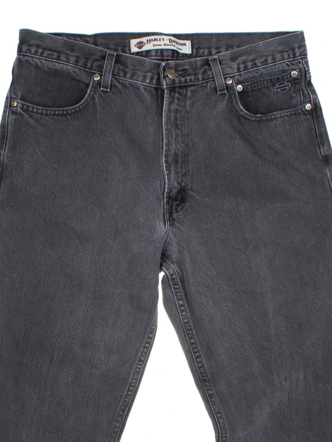 Harley-Davidson Black Denim Jeans (Size XL)