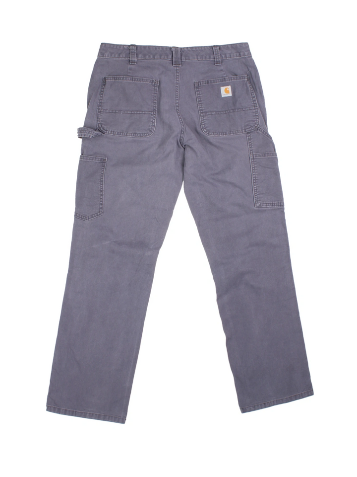 Carhartt Original Fit Grey Workwear Trousers (Size S)
