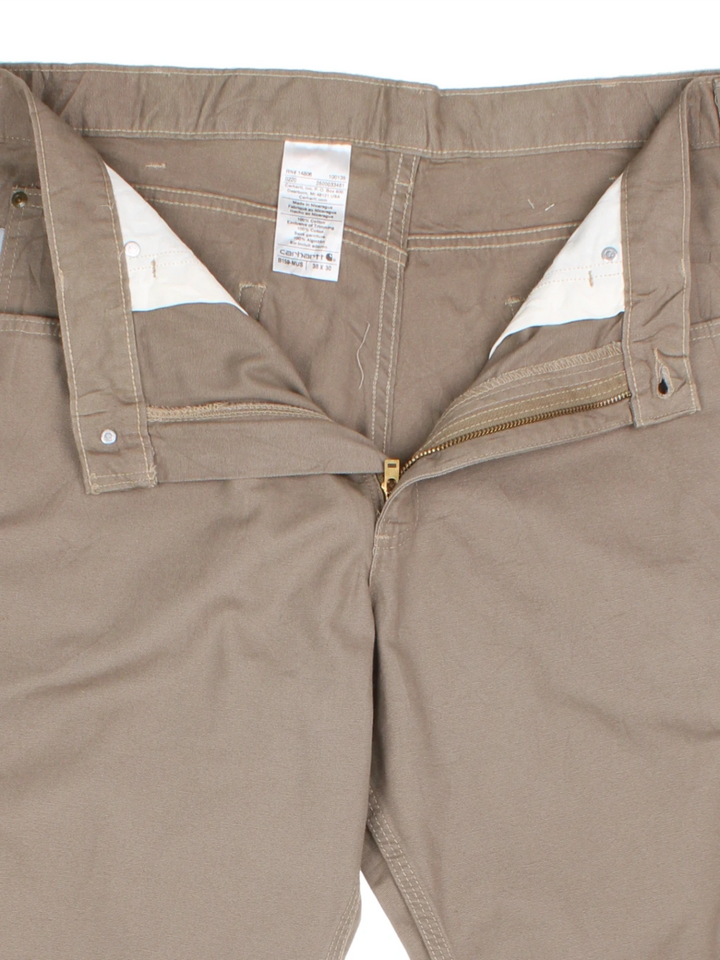 Carhartt Tan Cotton Workwear Trousers (Size XXL)