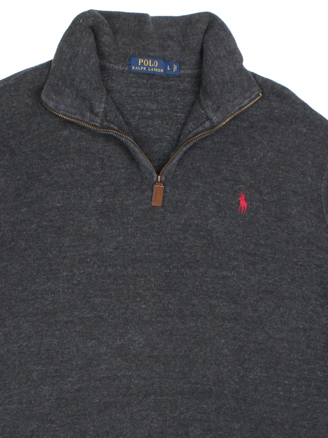 Ralph Lauren 1/4 Zip Knit Pullover (Size L)