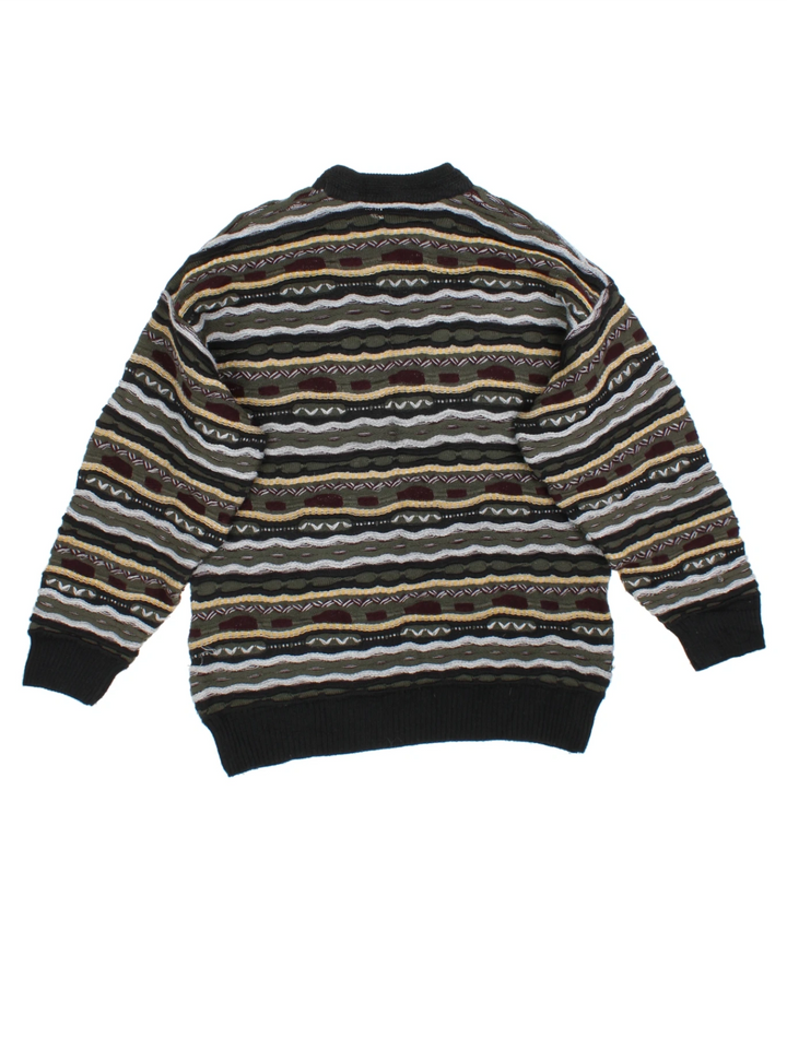 Far Horizons Australia Patterned Wool Jumper (Size L)