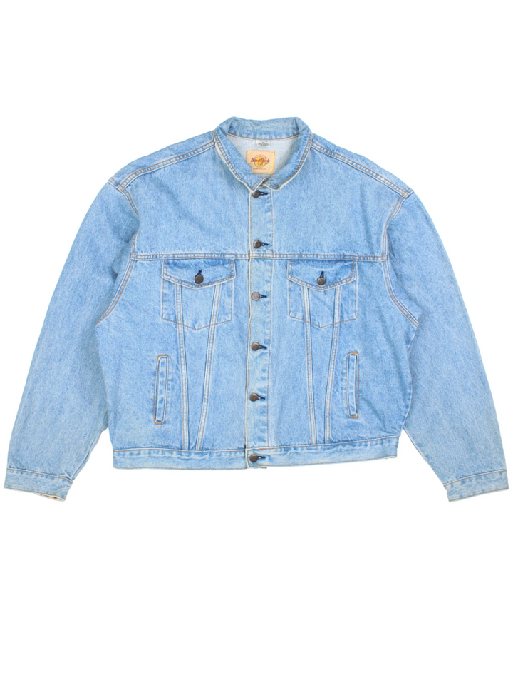 90's Hard Rock Cafe Washington DC Denim Jacket (Size XXL)