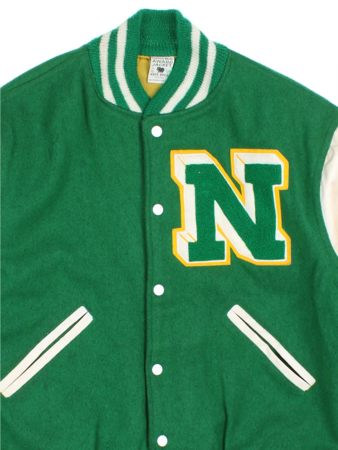 80's Northwestern Wildcats Varsity Jacket (Size L)