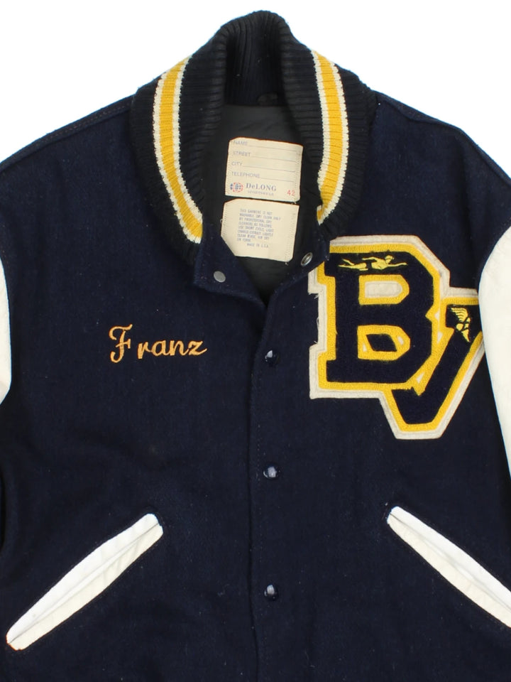 70's Hudson Bay High School Varsity Jacket (Size L)
