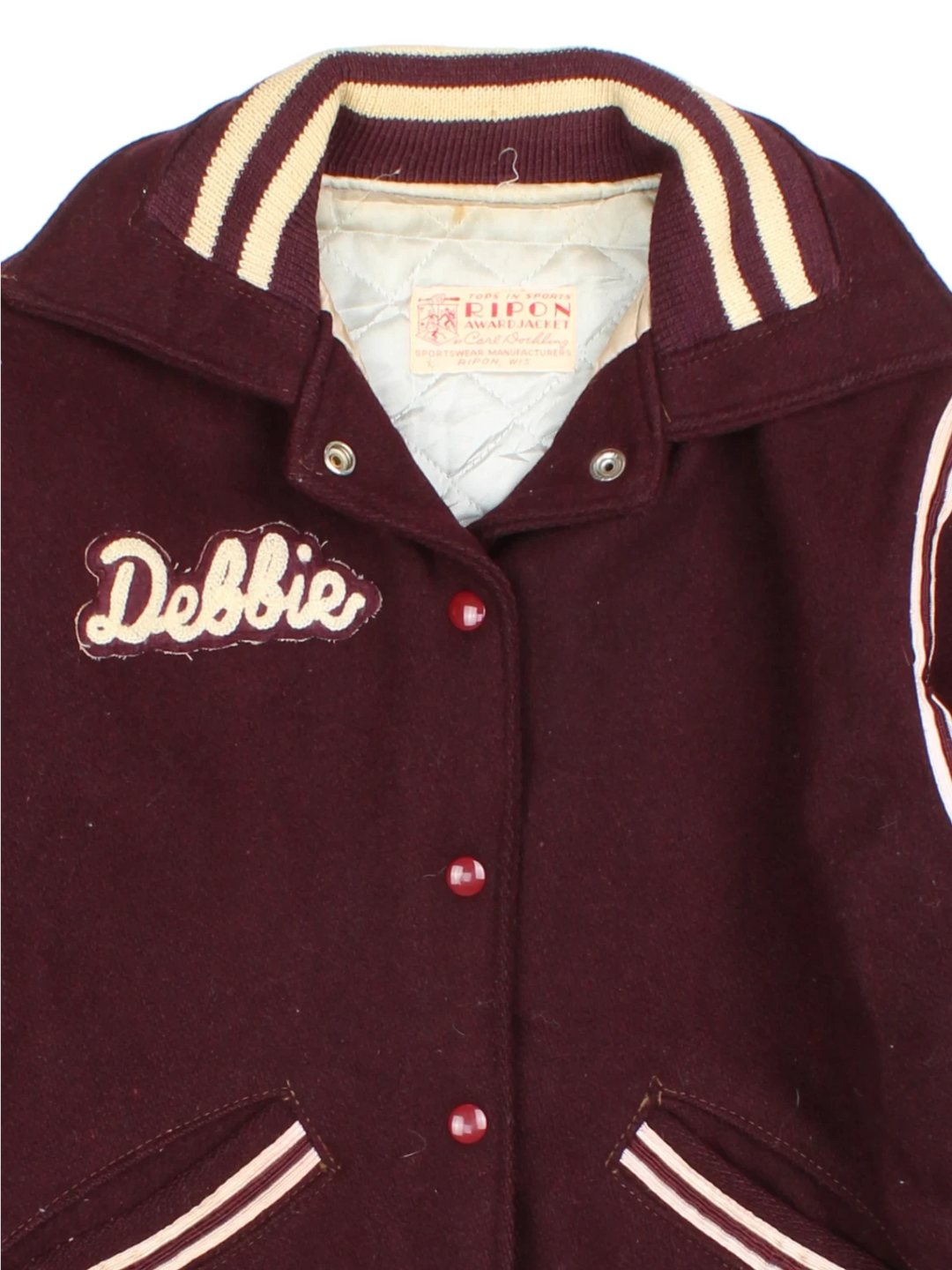 80's Ripon Debbie Letterman Jacket (Size M)