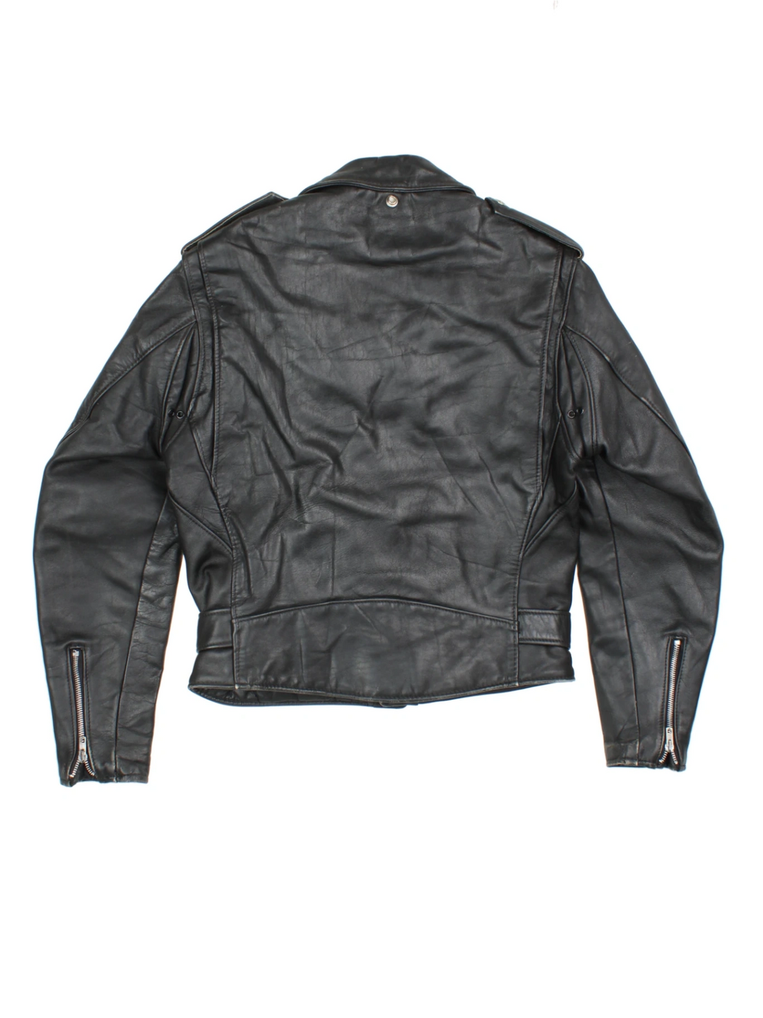 90's Schott Leather Biker Jacket (Size S)