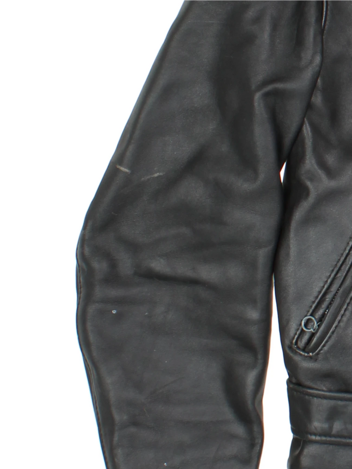 90's Schott Leather Biker Jacket (Size S)