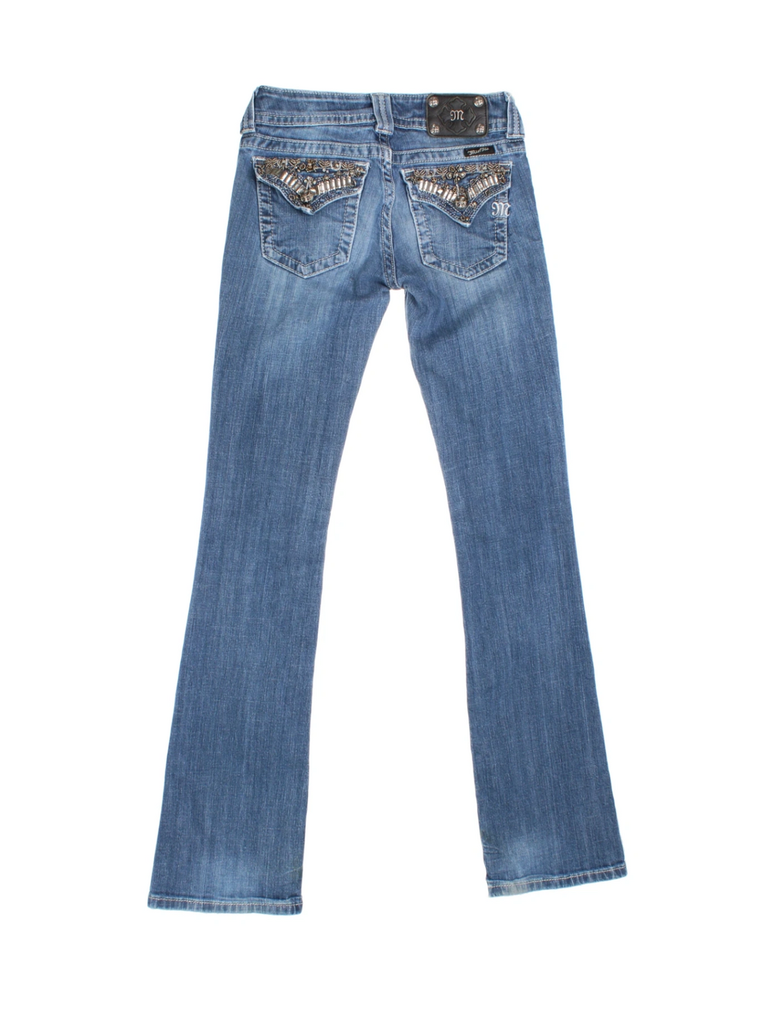 Y2K Miss Me Embellished Bootcut Jeans (Size M)