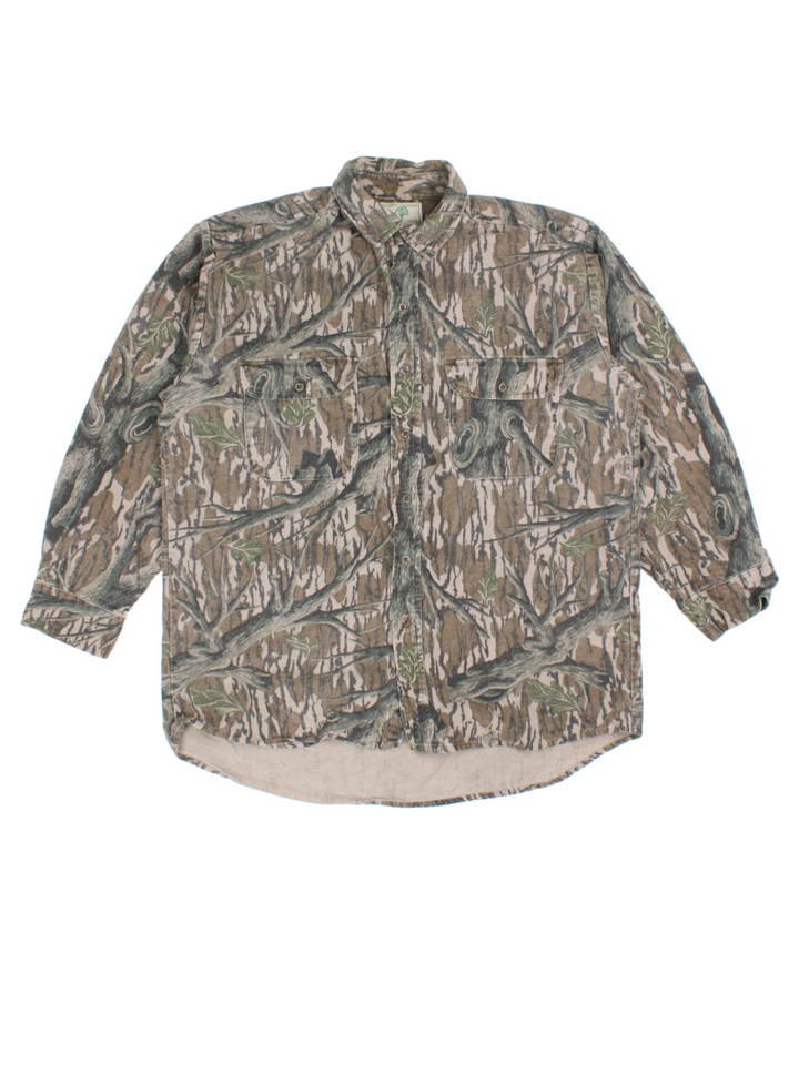 Mossy Oak Camo Shirt (Size XL)