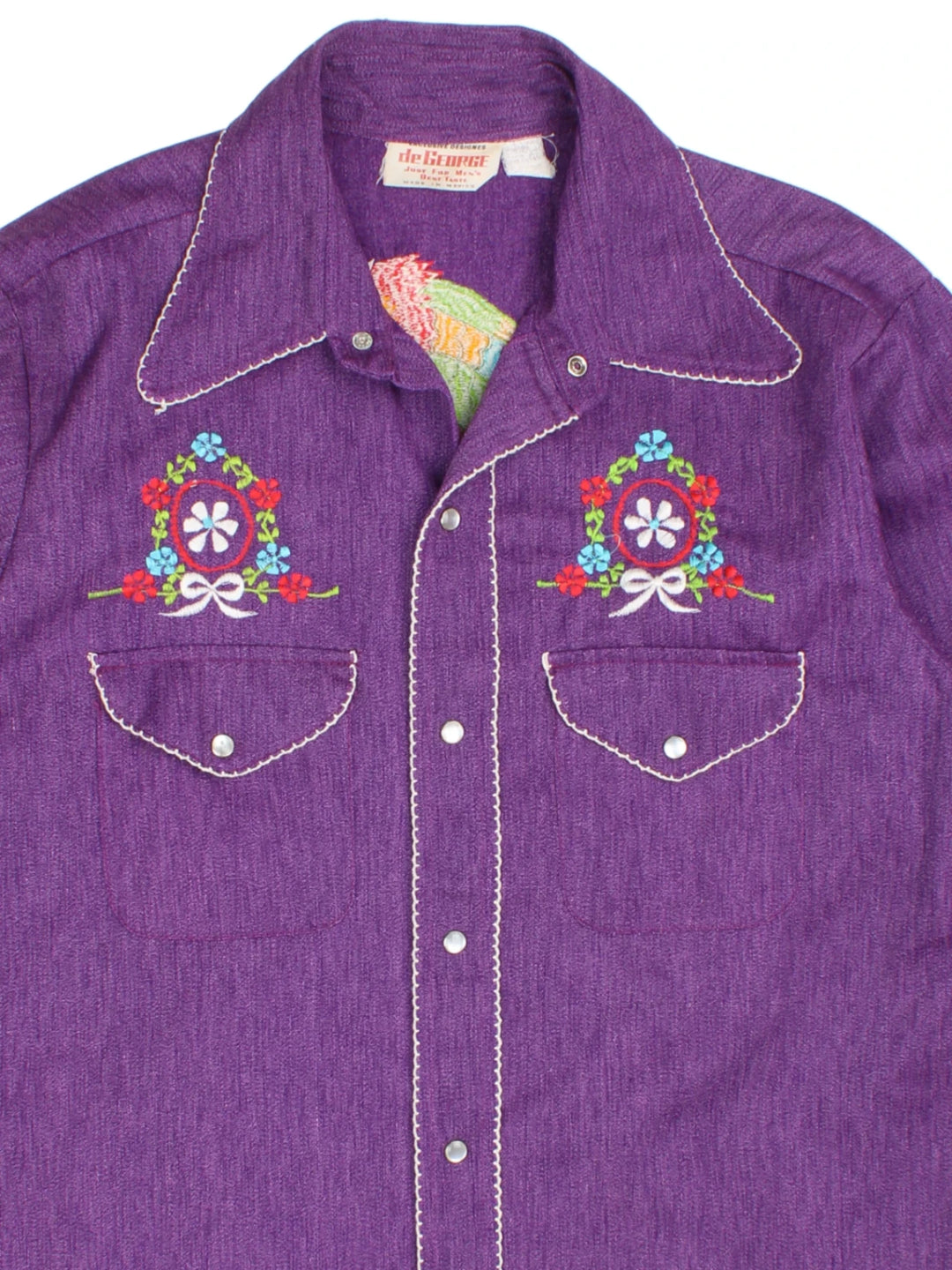 70's Western Cowboy Shirt (Size M)