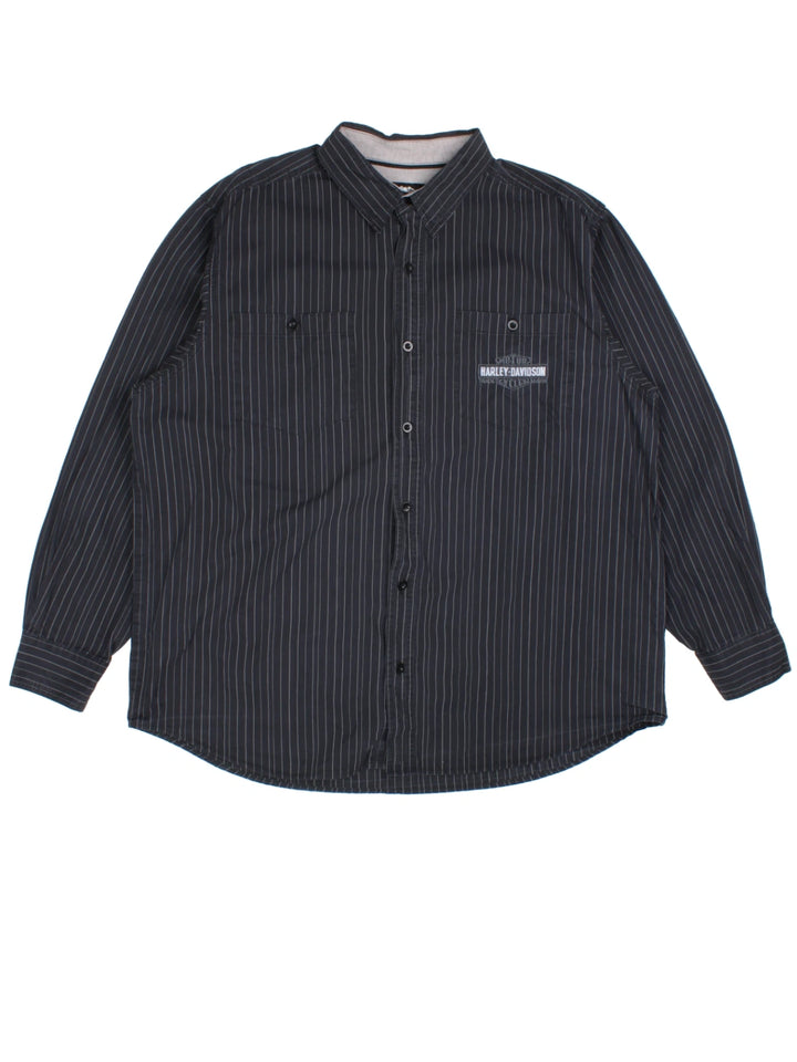 Harley-Davidson Pin Stripe Shirt (Size XXXL)
