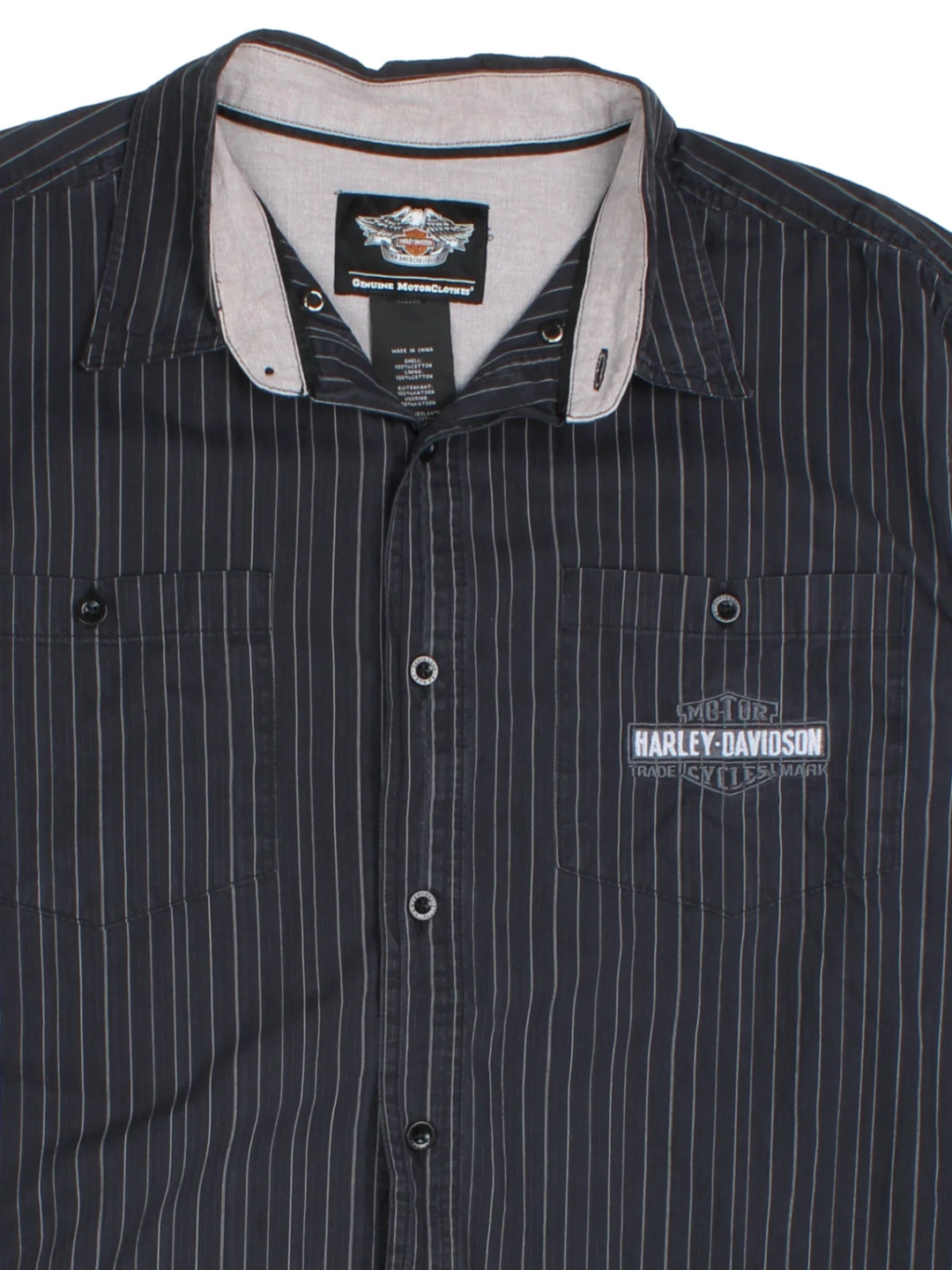 Harley-Davidson Pin Stripe Shirt (Size XXXL)