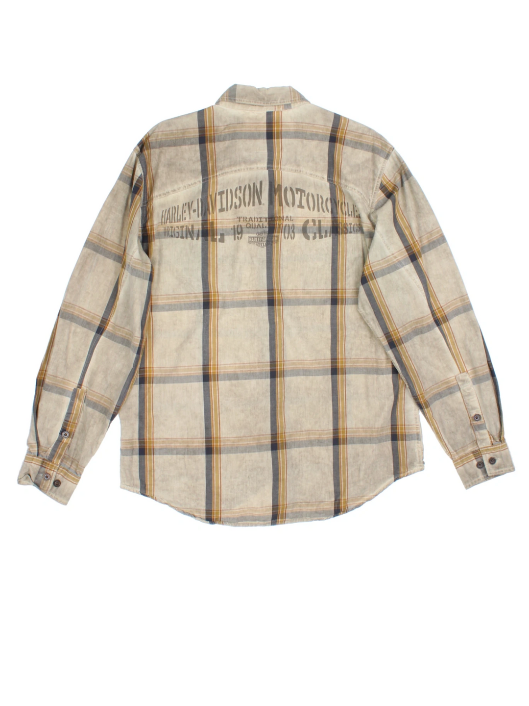 Harley-Davidson Plaid Shirt (Size L)