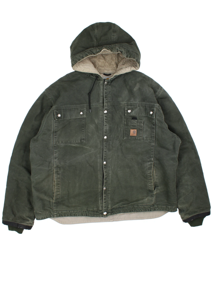 Carhartt Sandstone Hooded Jacket (Size XXXL)