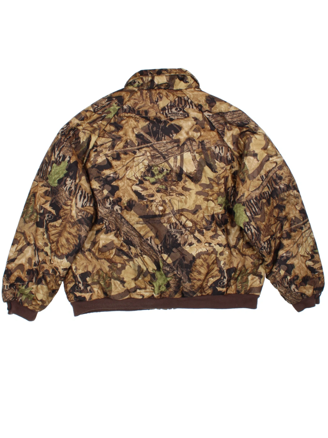 Mossy Oak Forest Floor Camouflage Reversible Bomber Jacket (Size XXXL)