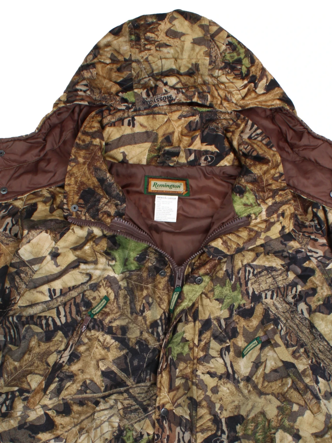 Woodland Camouflage Hunting Jacket (Size XL)