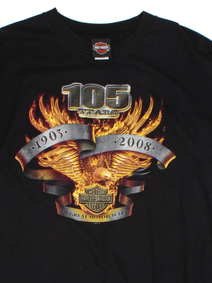 Harley-Davidson 105th Anniversary Daytona Beach Graphic T-Shirt (Size L)