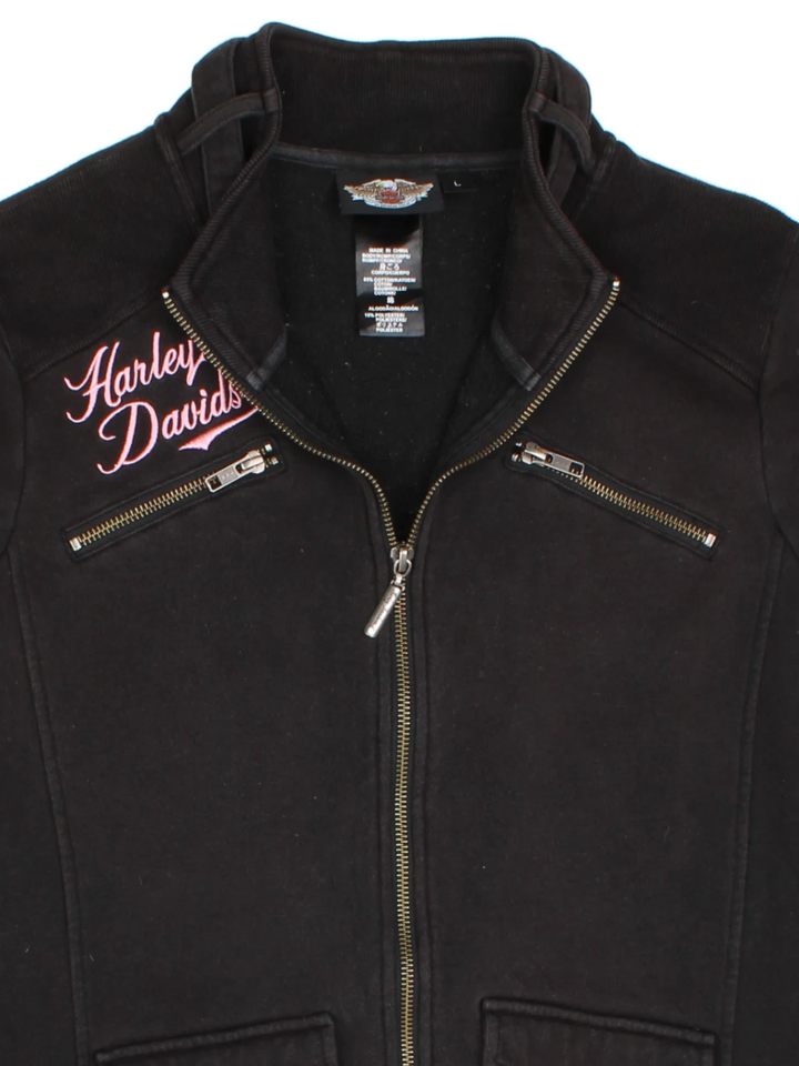 Harley-Davidson Zip UP Biker Sweat (Size M)