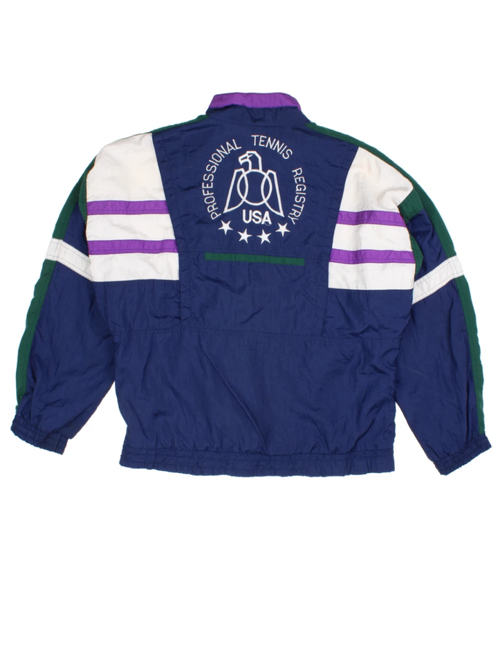 90's Le Coq Sportif USA Tennis Tracksuit Top (Size M)