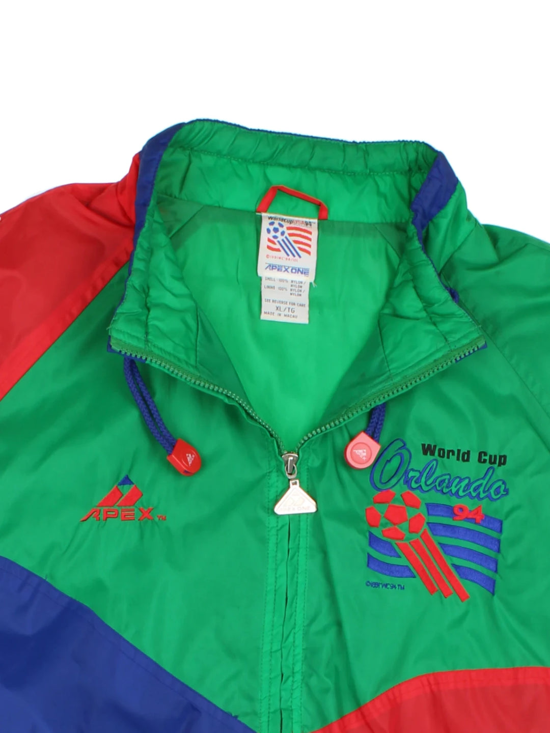 94 Apex One World Cup Windbreaker Jacket (Size XL) – VintageFolk