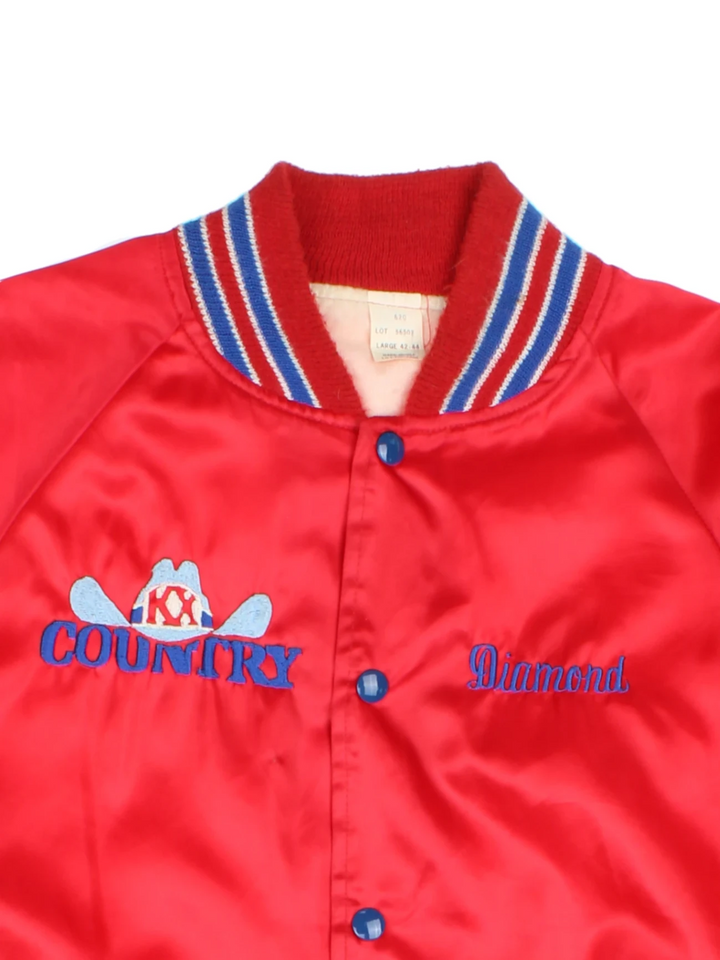 80's Country Radio Varsity Jacket (Size L)