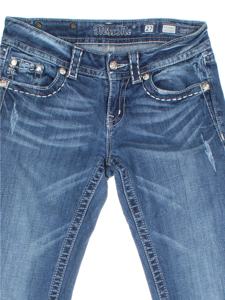 Y2K Miss Me Flared Jeans (Size L)