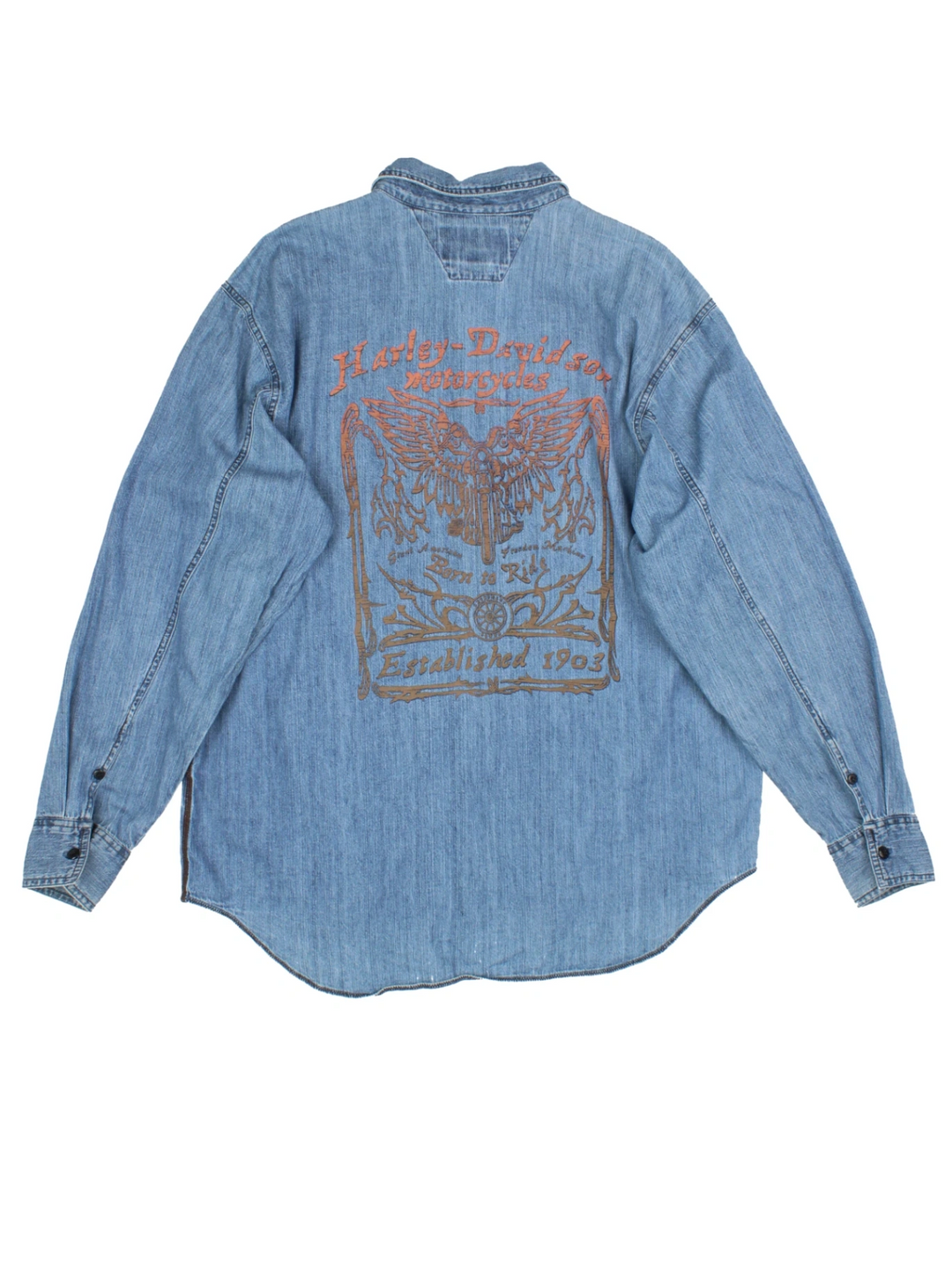 Harley-Davidson Denim Shirt (Size XL)