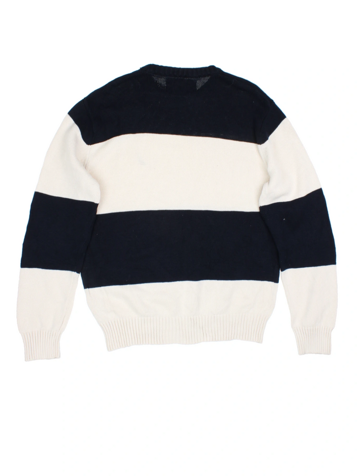 Nautica Stripe Jumper (Size L) - VintageFolk