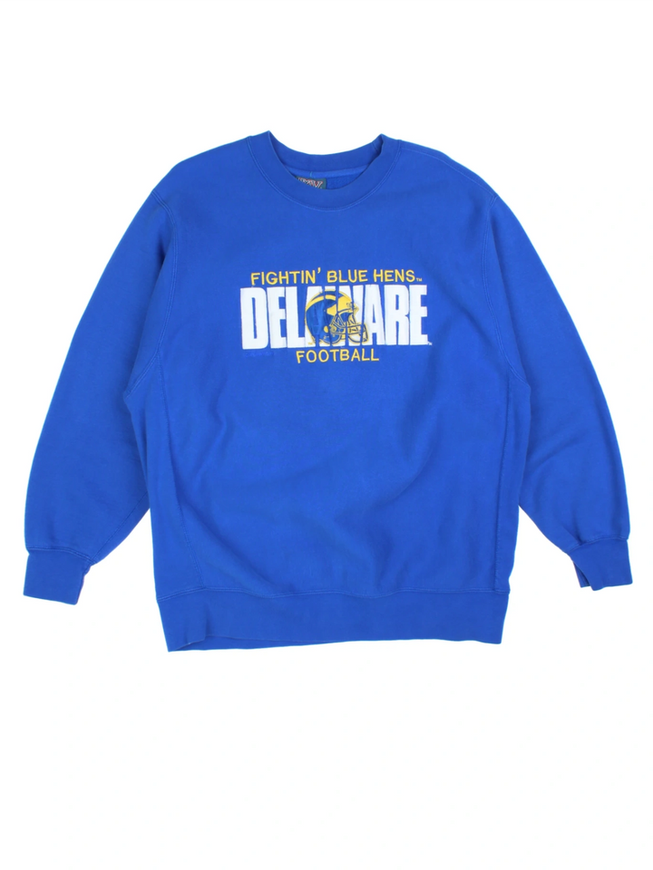 University of Delaware Fightin' Blue Hens Football Sweatshirt (Size XL)