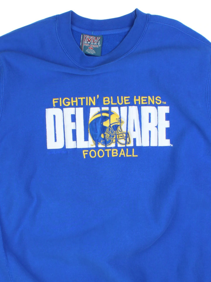 University of Delaware Fightin' Blue Hens Football Sweatshirt (Size XL)