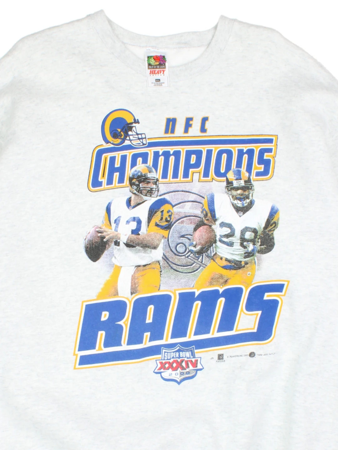 00's St. Louis Rams' Super Bowl XXXIV Championship Sweatshirt (Size XL)