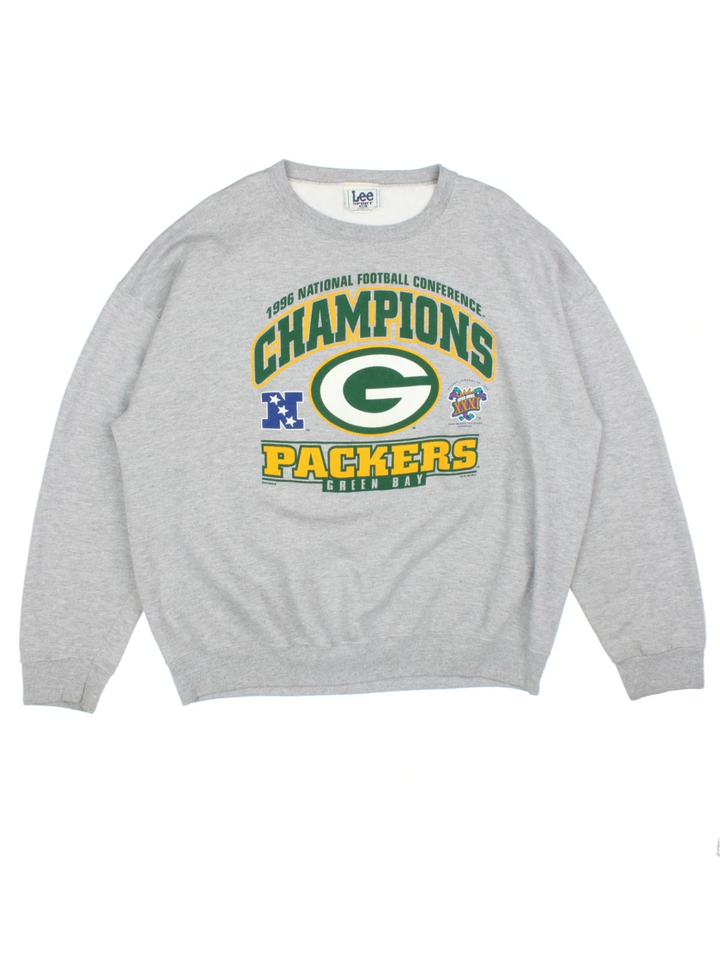 96 Lee Sport Green Bay Packers NFC Champions Sweatshirt (Size XXL)