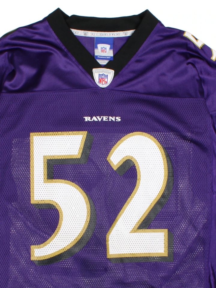 Reebok Mitchell & Ness Baltimore Ravens Ray Legacy Jersey (Size M)