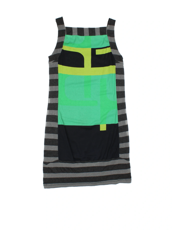 Y2K Custo Barcelona Stripe Mini Dress (Size S)