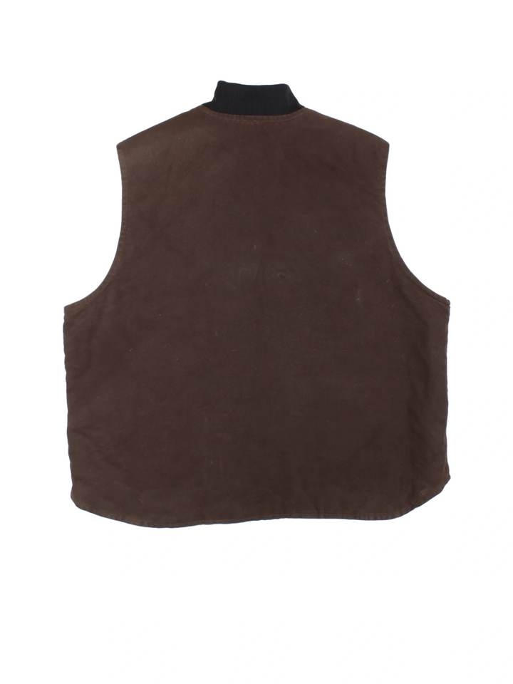 Carhartt Duck Canvas Workwear Gilet (Size XXL)