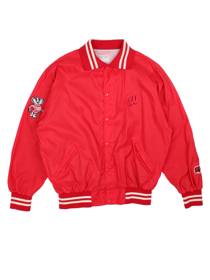 70s Wisconsin Badgers Varsity Jacket (Size XXL)