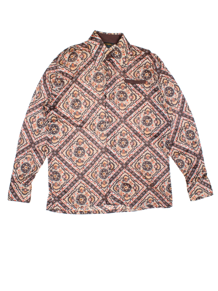 70's Tapestry Print Shirt (Size L)