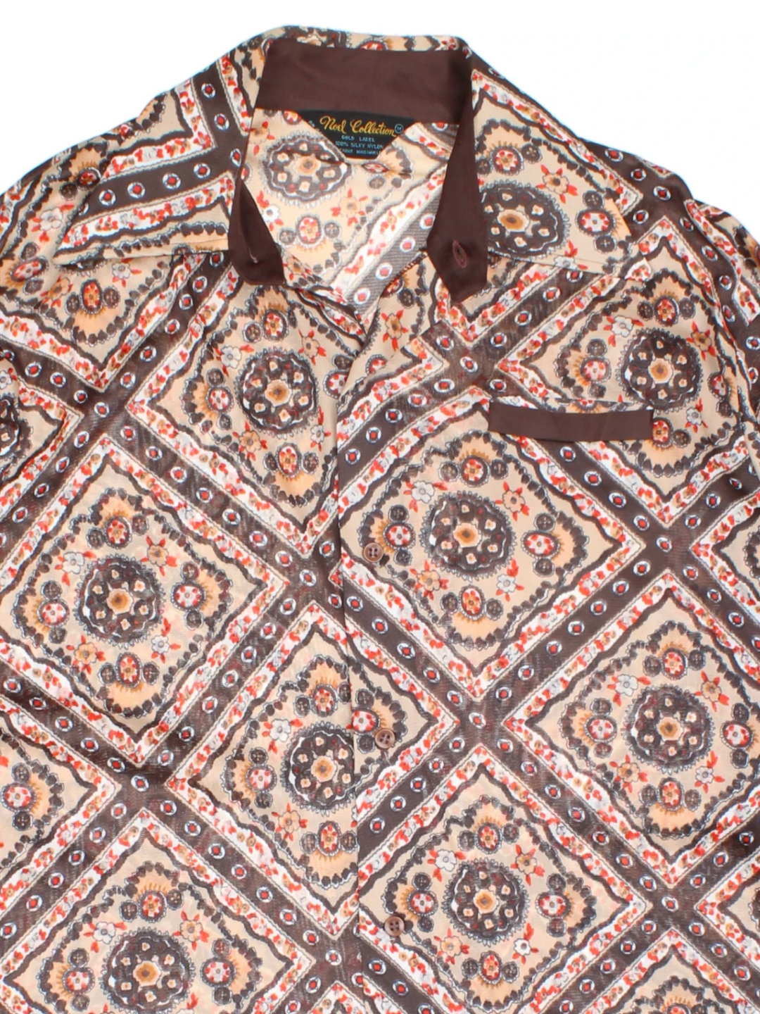 70's Tapestry Print Shirt (Size L)