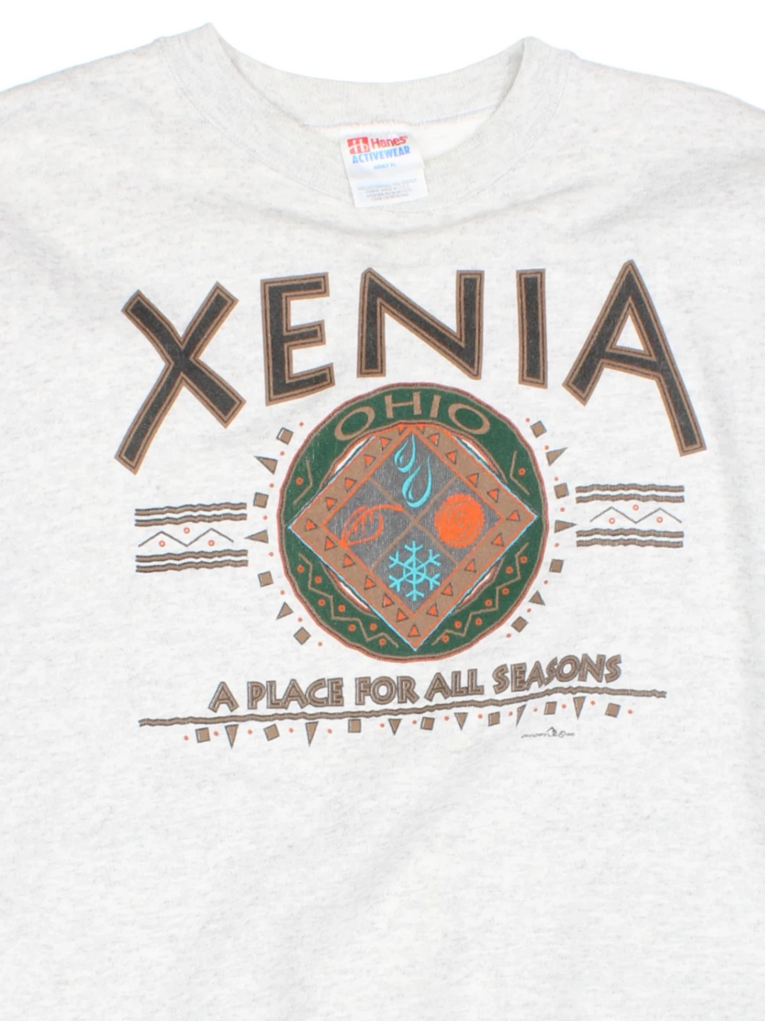 90's Xenia Ohio Graphic Sweatshirt (Size L)