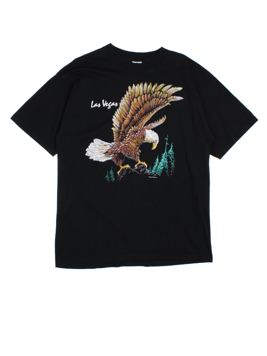 90s Murina Las Vegas Eagle Graphic T-Shirt (Size L)