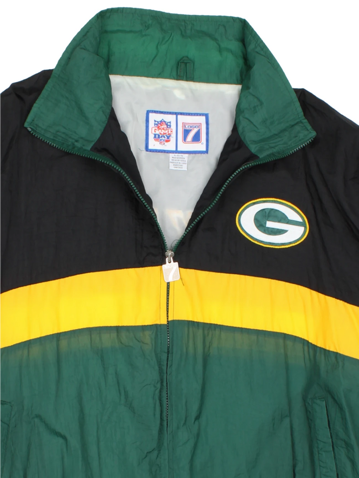 90s Green Bay Packers Tracksuit Top (Size XXXL)
