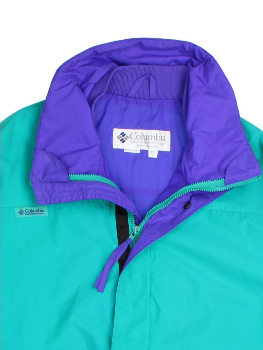 90s Columbia Bugaboo 3-in-1 Windbreaker Jacket (Size XXXL) - VintageFolk