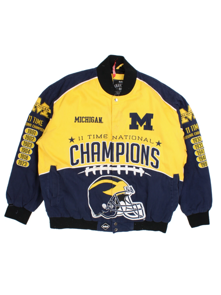 Michigan Wolverines Varsity Jacket (Size XXXL)