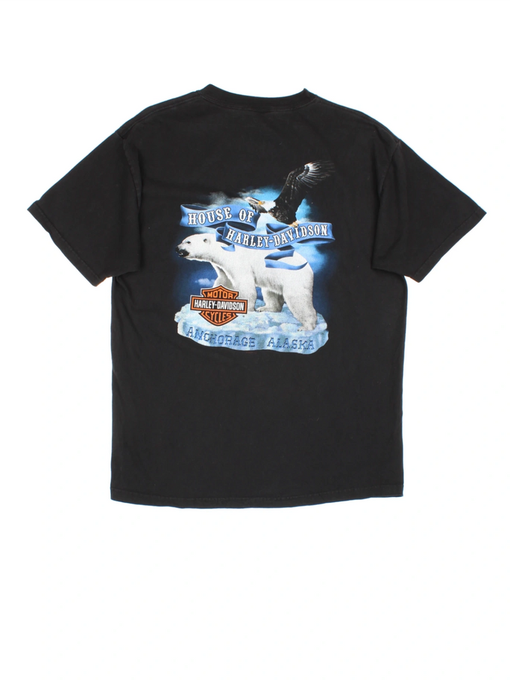 00's Harley-Davidson Anchorage Alaska T-Shirts (Size M)